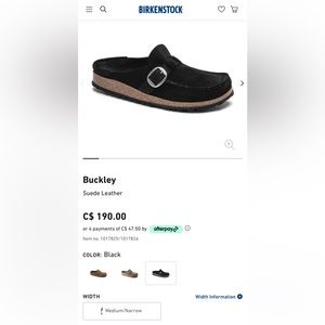 Birkenstock Buckley moccasin style clog